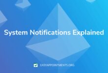 system notifications